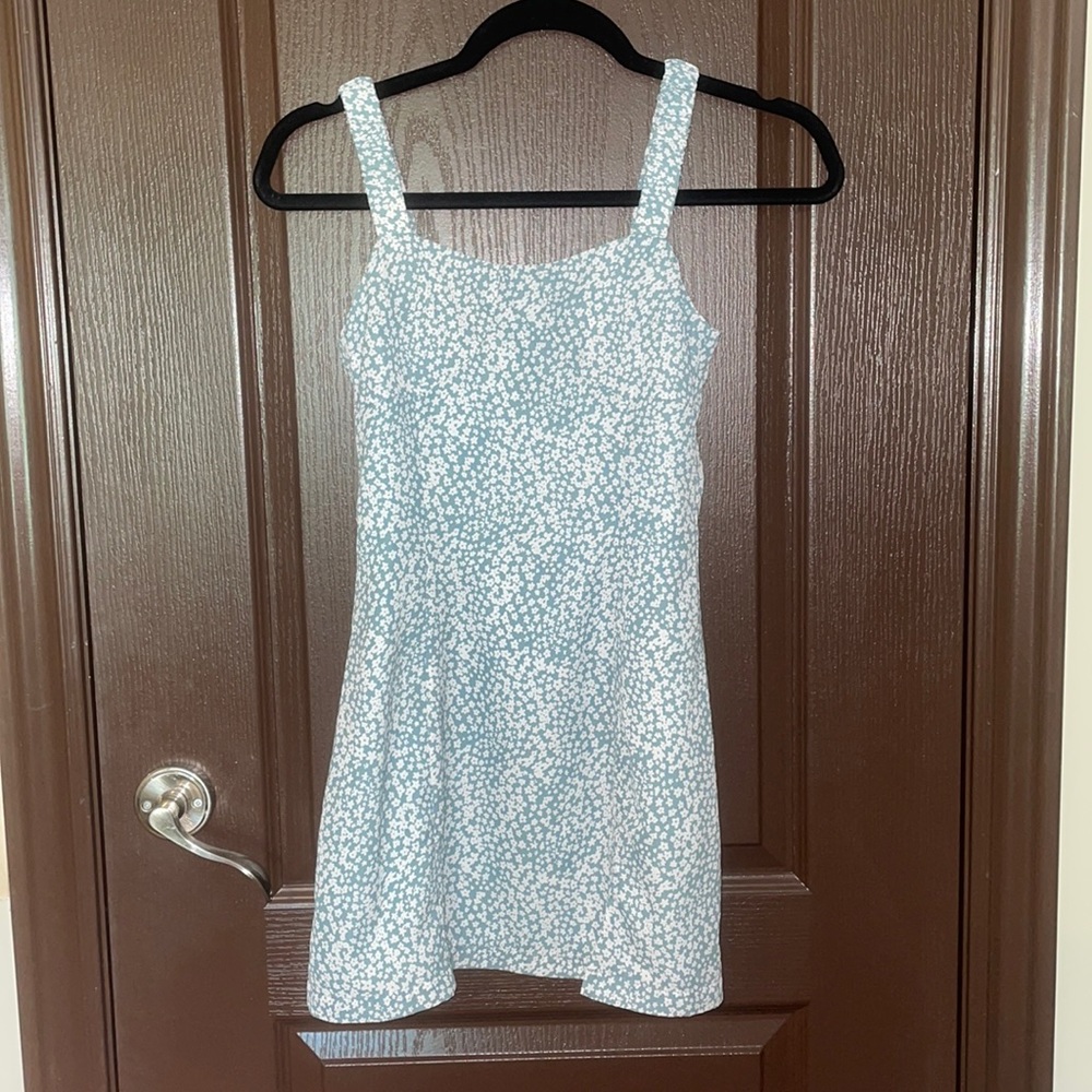 Beginning Boutique Isabella Dress Blue Floral Sundress